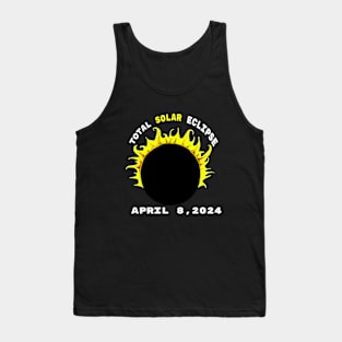 Shirt eclipse,event, total;solar,eclipse, 04,08,April 2024. Tank Top